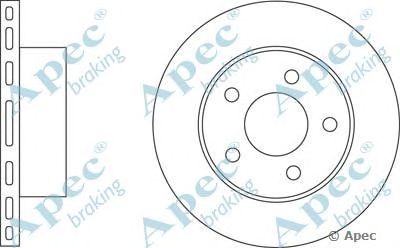 APEC BRAKING dsk2025 -  Тормозной диск